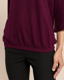 Shirt in Waffel-Optik