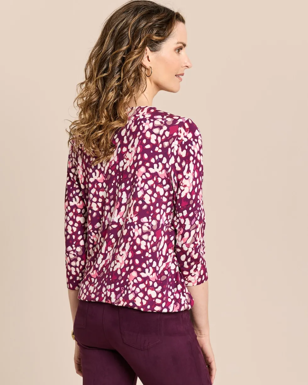 Shirt mit Aquarell-Druck