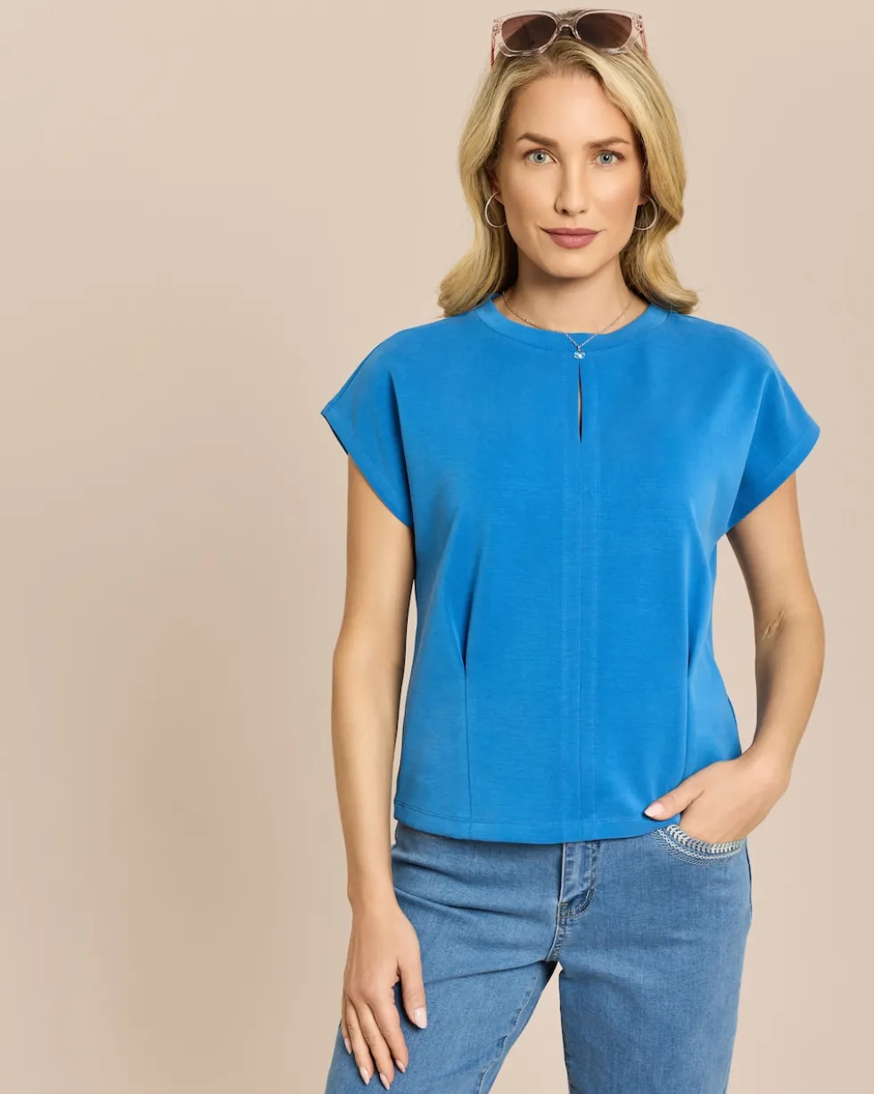 Shirt mit Ausschnitt-Detail
