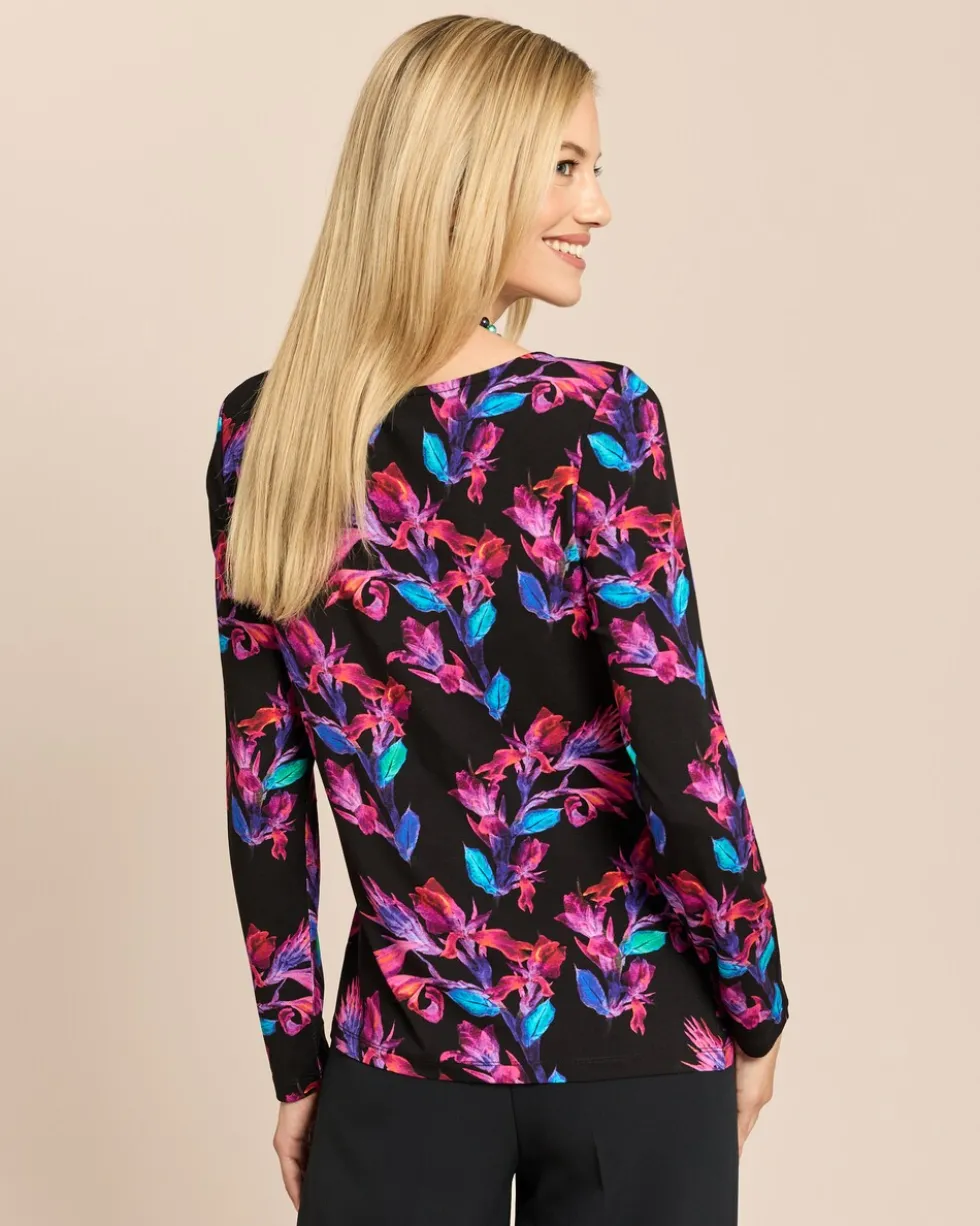 Shirt mit Blütendruck