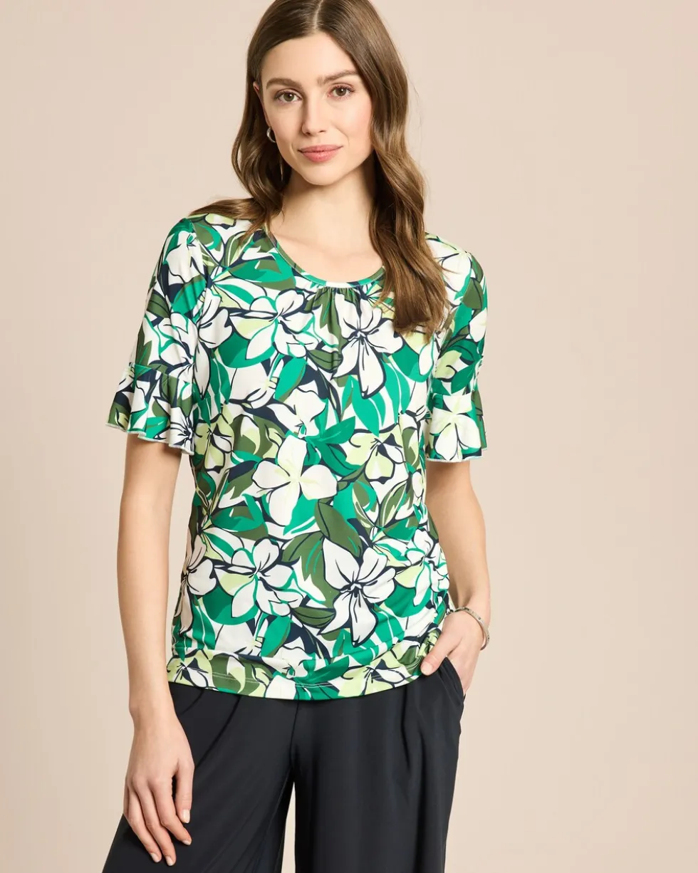 Shirt mit Blumendruck