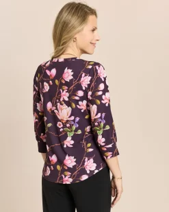 Shirt mit Blumendruck