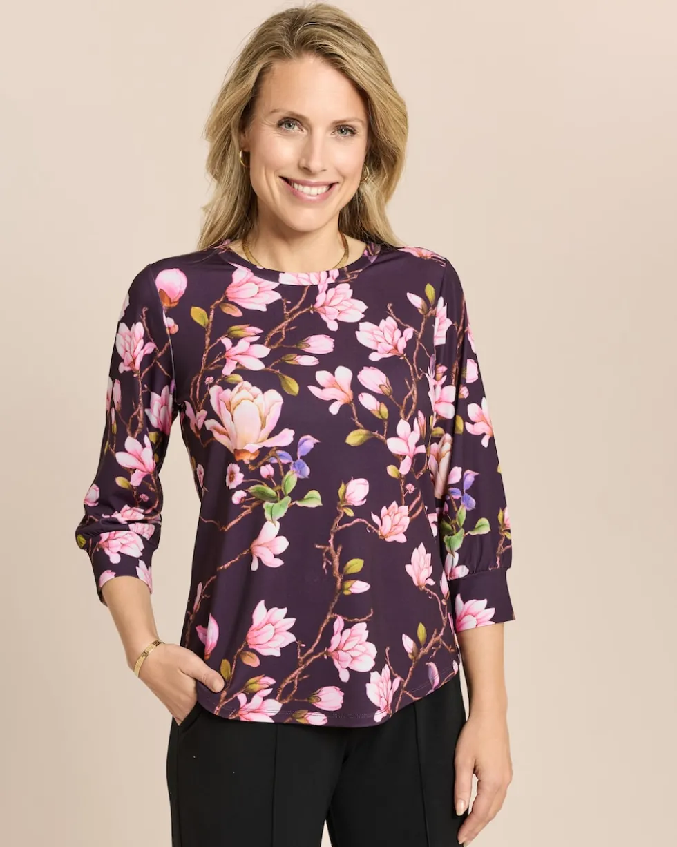 Shirt mit Blumendruck