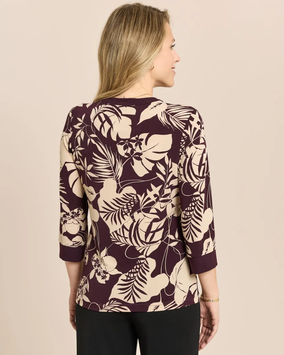 Shirt mit Blumendruck