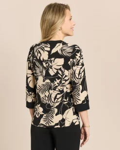 Shirt mit Blumendruck