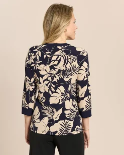 Shirt mit Blumendruck