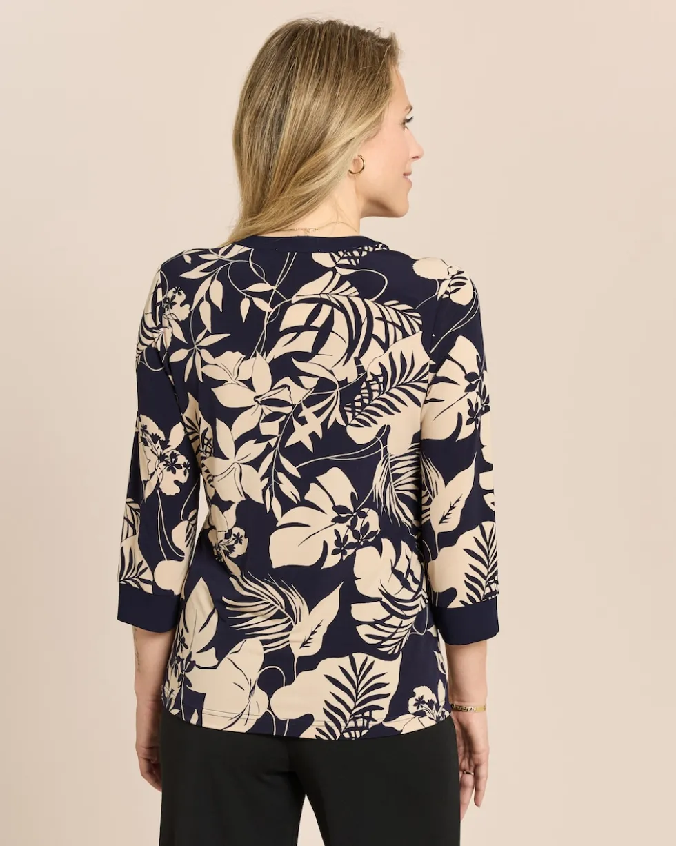 Shirt mit Blumendruck