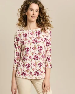Shirt mit Blumendruck