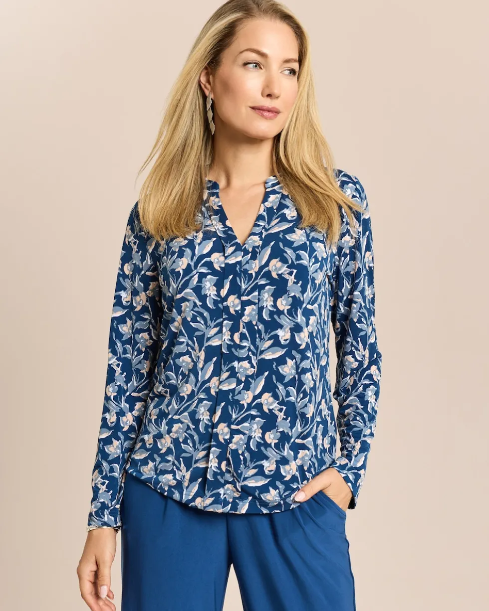 Shirt mit Blumendruck