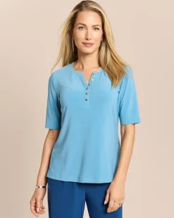 Shirt mit Dekoknöpfen