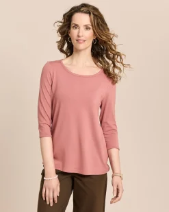 Shirt mit dekorativem Rundhals