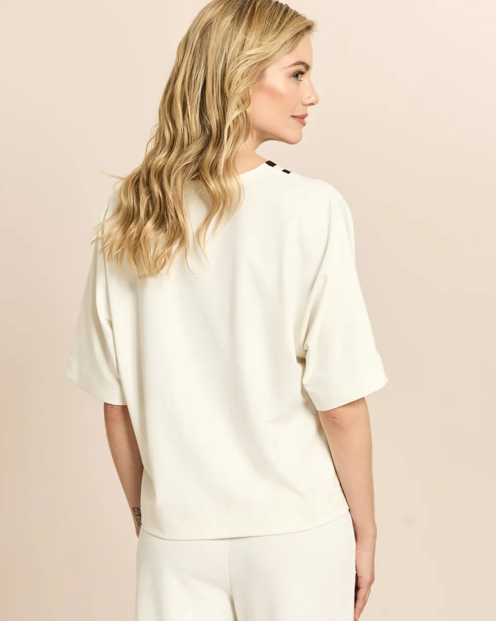 Shirt mit dekorativem Tape