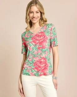 Shirt mit floralem Ornamentprint