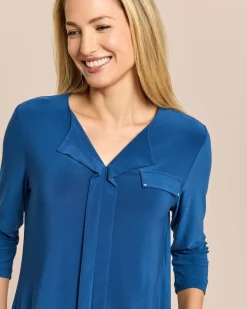 Shirt mit Frontfalte