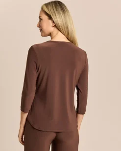 Shirt mit Frontfalte