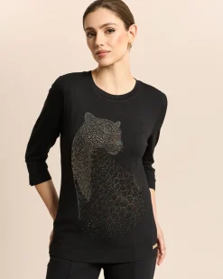 Shirt mit Gepard-Applikation