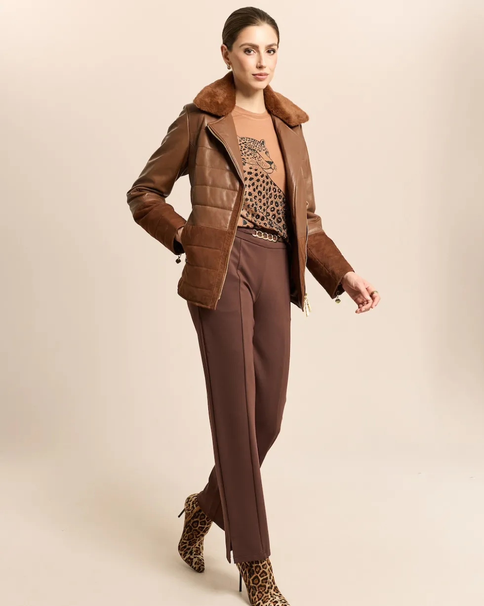 Shirt mit Gepard-Applikation