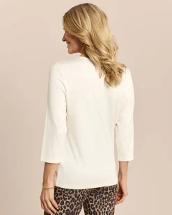 Shirt mit Kettendetail