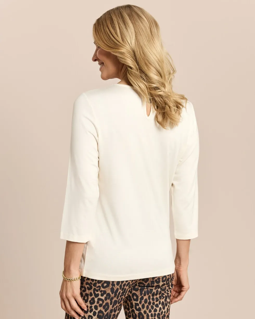 Shirt mit Kettendetail