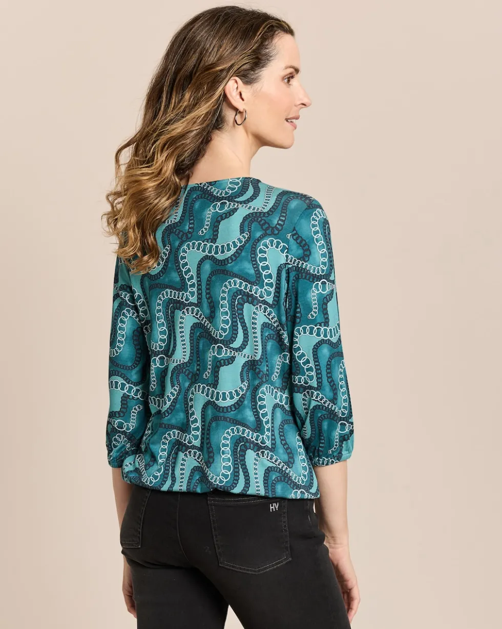 Shirt mit Ketten-Druck