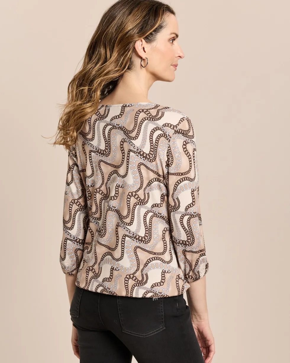 Shirt mit Ketten-Druck