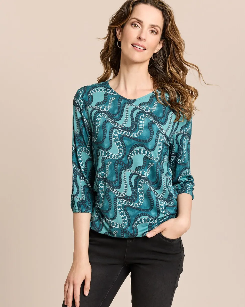 Shirt mit Ketten-Druck
