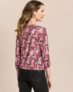 Shirt mit Ketten-Druck