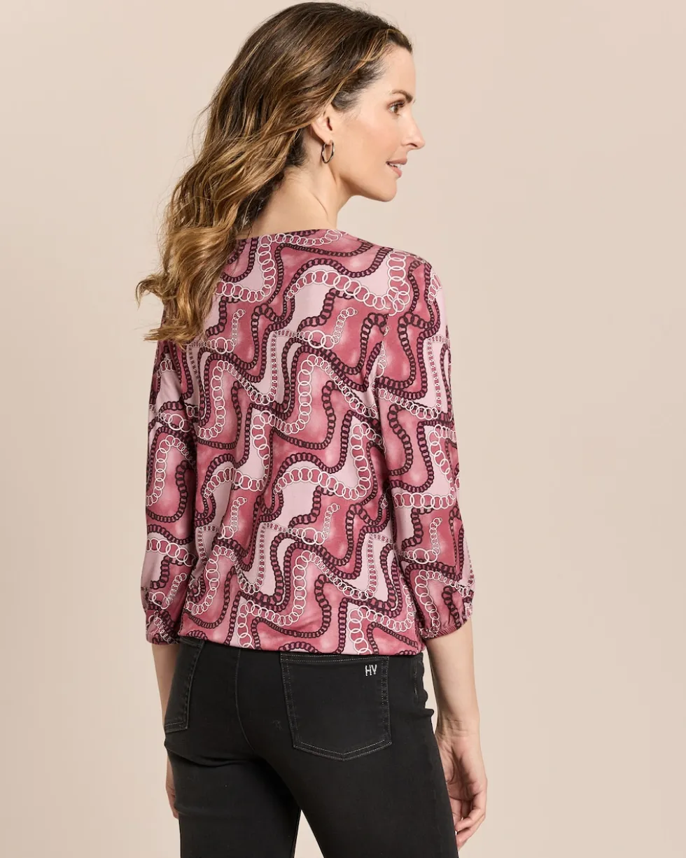 Shirt mit Ketten-Druck