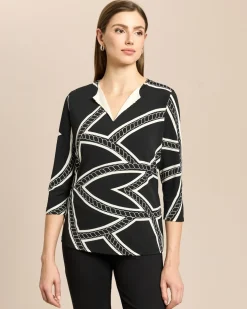 Shirt mit Kettenprint