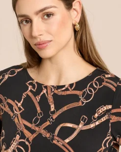 Shirt mit Kettenprint