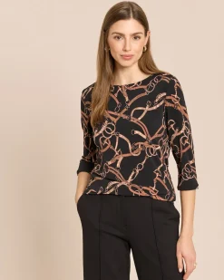 Shirt mit Kettenprint