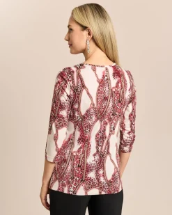 Shirt mit Leo-/Kettenprint