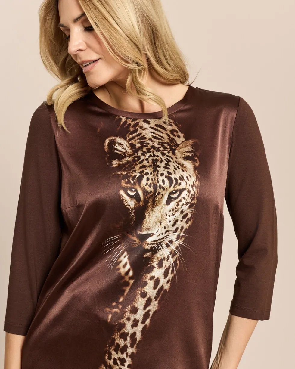 Shirt mit Leopardenprint
