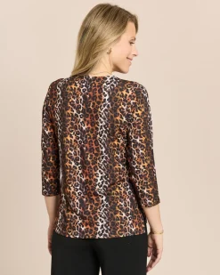 Shirt mit Leoprint