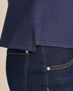 Shirt mit Metallgarn Detail