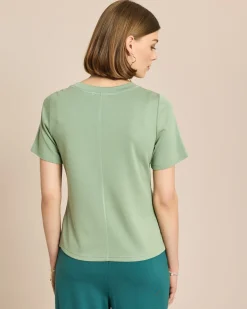 Shirt mit Metallgarn Detail