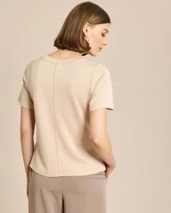 Shirt mit Metallgarn Detail