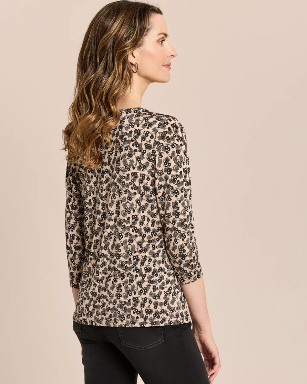 Shirt mit Millefleurs-Druck