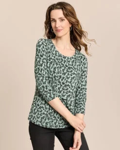 Shirt mit Millefleurs-Druck