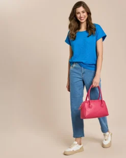 Shirt mit Muschel Jacquard