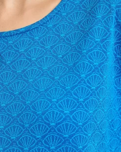 Shirt mit Muschel Jacquard