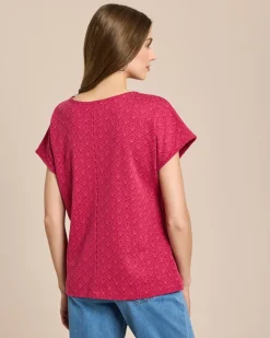 Shirt mit Muschel Jacquard