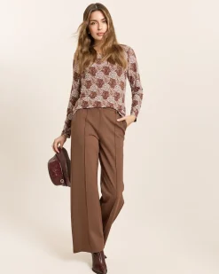 Shirt mit Natural-Print