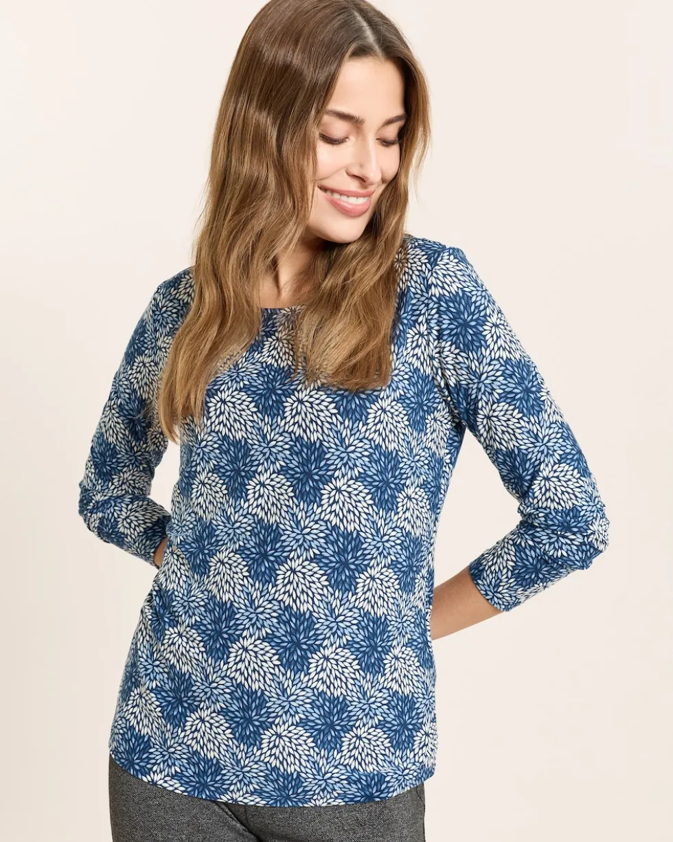 Shirt mit Natural-Print