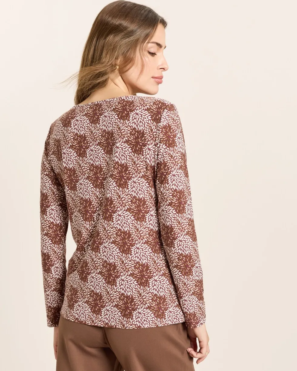 Shirt mit Natural-Print