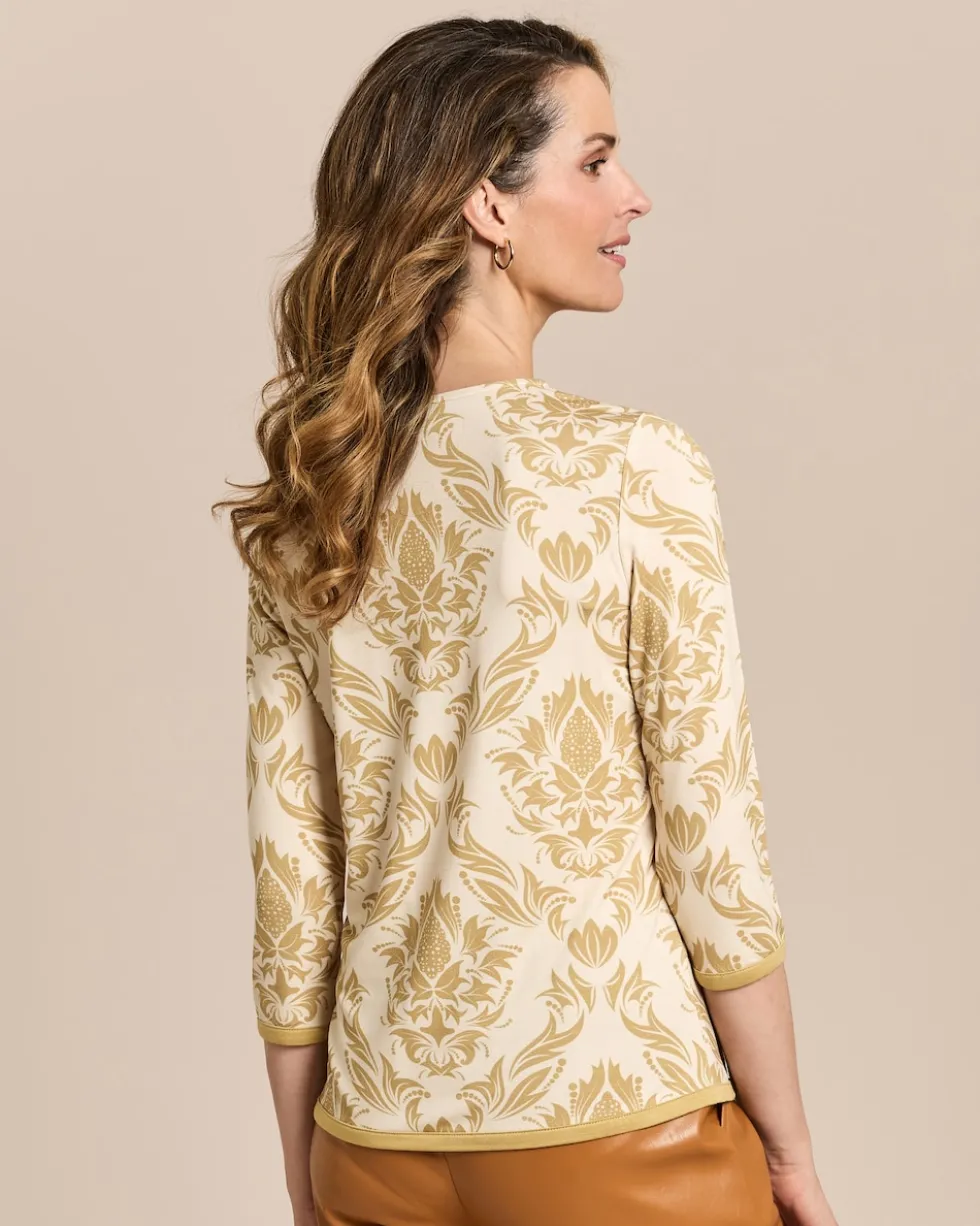 Shirt mit Ornamentdruck