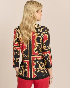 Shirt mit Ornamentprint
