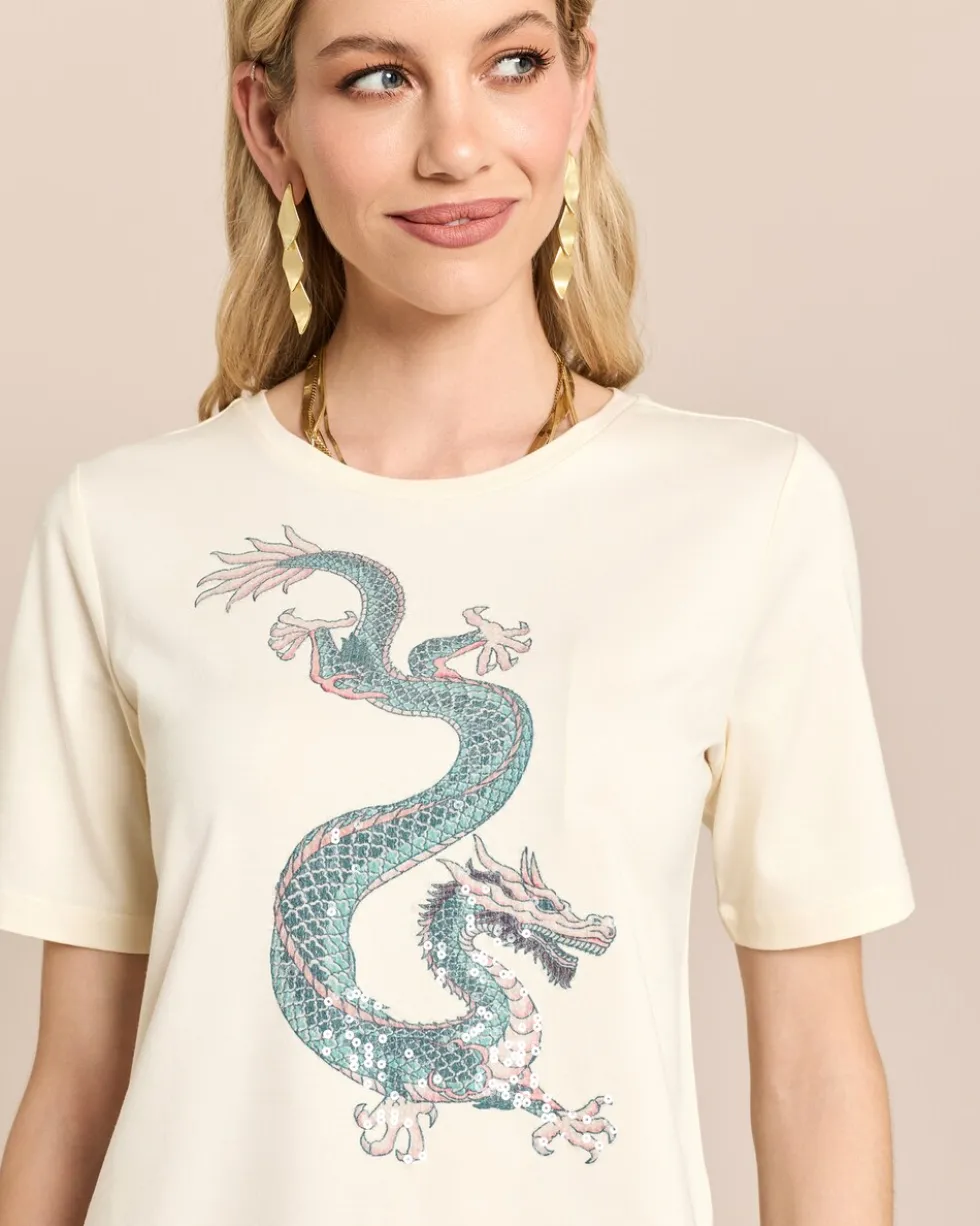 Shirt mit Pailletten-Motiv