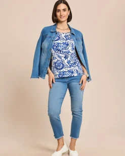 Shirt mit Paisley Druck