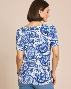 Shirt mit Paisley Druck